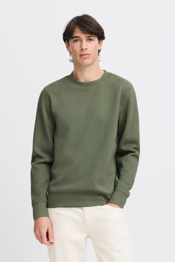 Casual Friday CFSEBASTIAN crew neck sweat Winter moss melange
