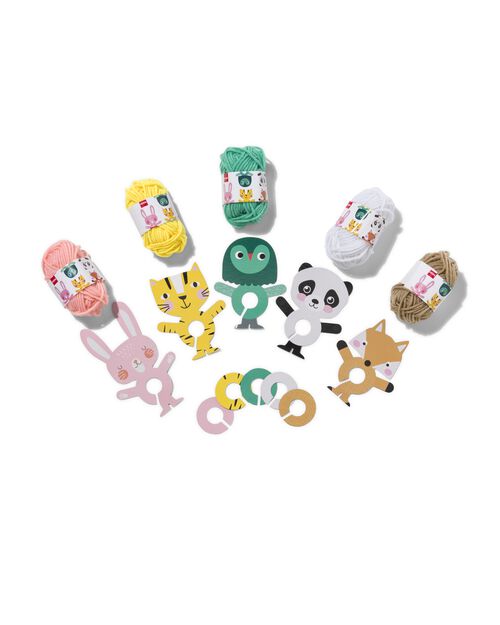 kit créatif animaux en pompon