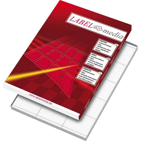 labelmedia Etiketten 100 Blatt DIN A4, 199,6 x 289,1 mm, 100 Stück