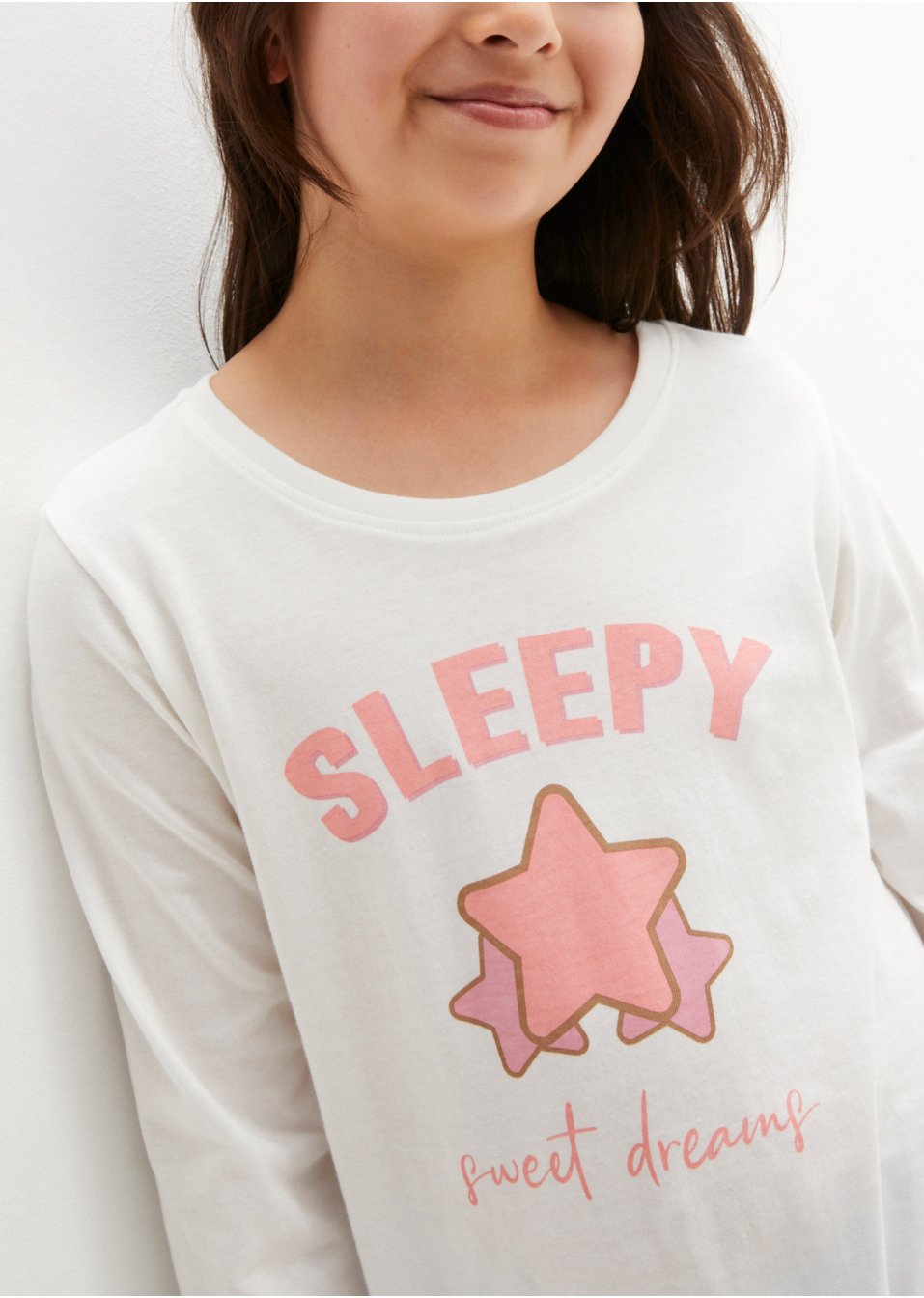 Chemise de nuit + legging fille (Ens. 2 pces.)