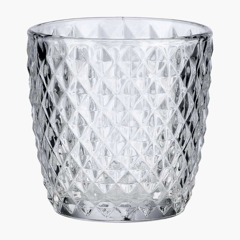 Glasslykt, 7,5 cm, klar