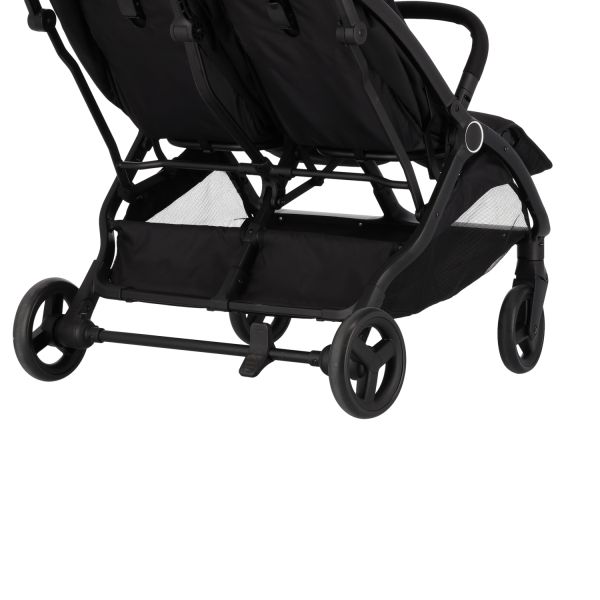 Puck tweeling compact buggy Nicky zwart
