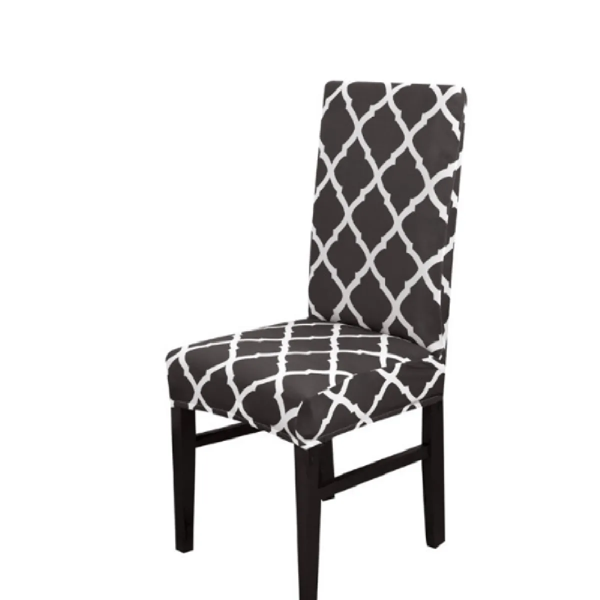 Housse de chaise universelle Wewoo Noir