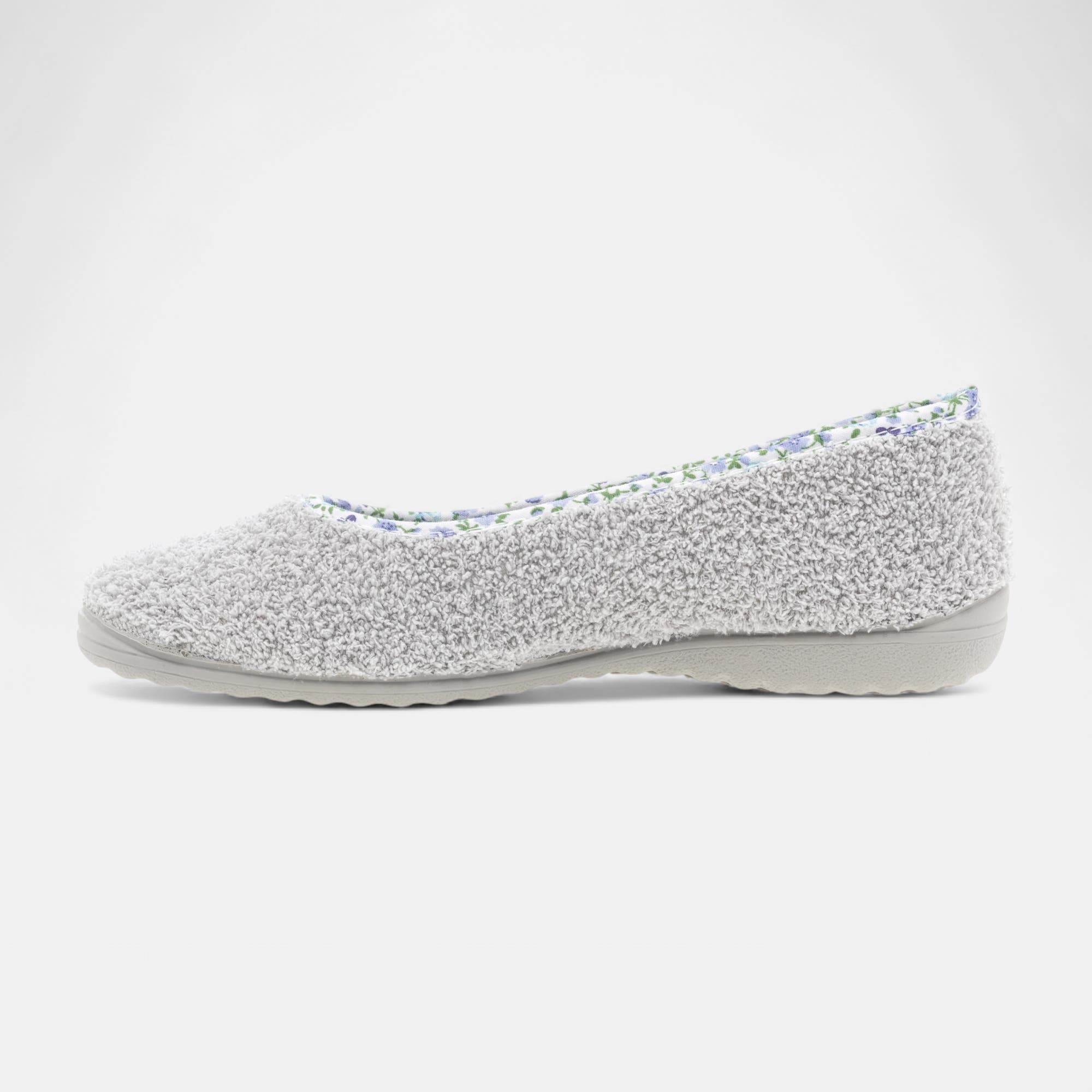 Chaussons ballerines Femme gris