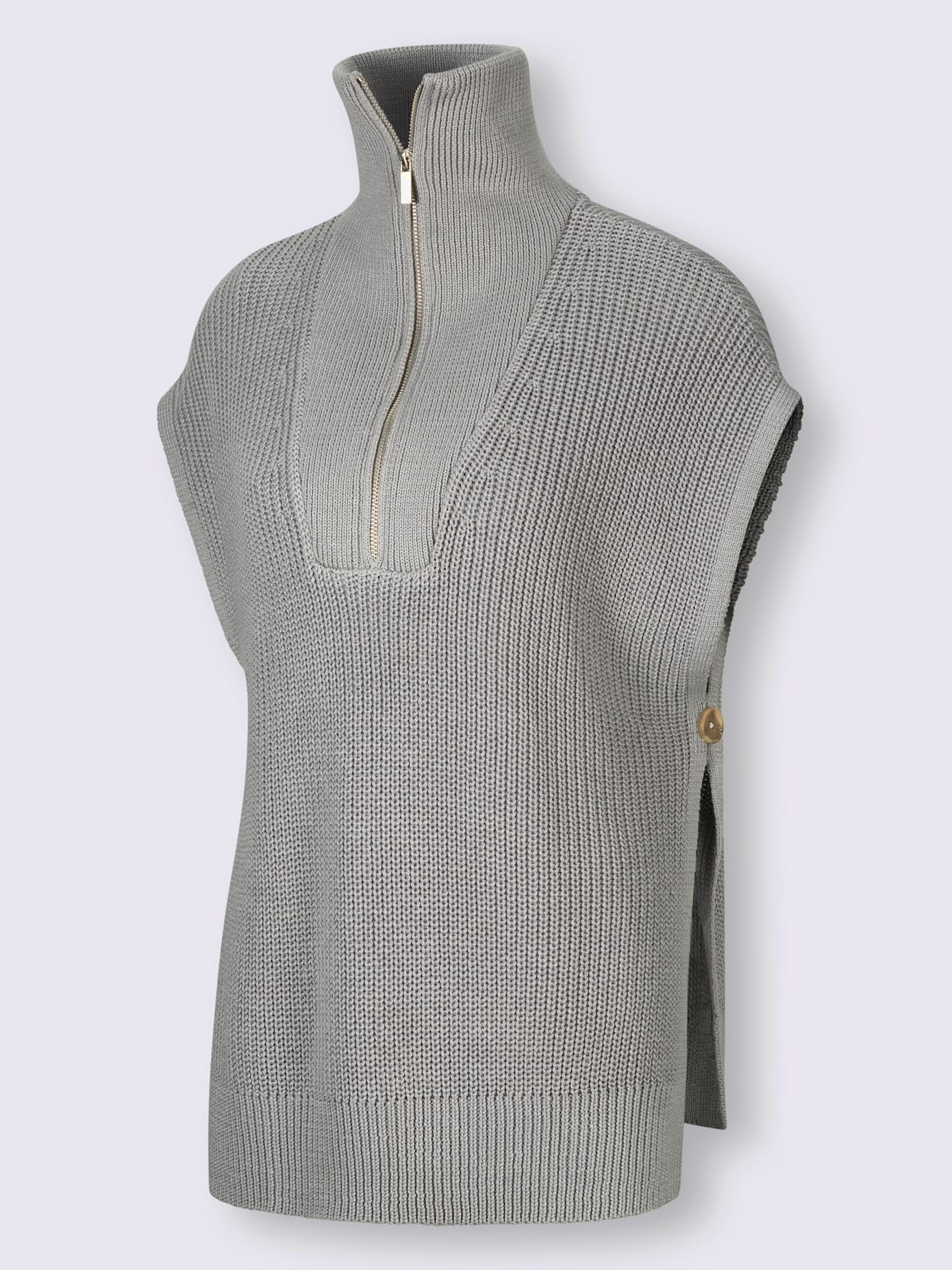 Débardeur en tricot col camionneur