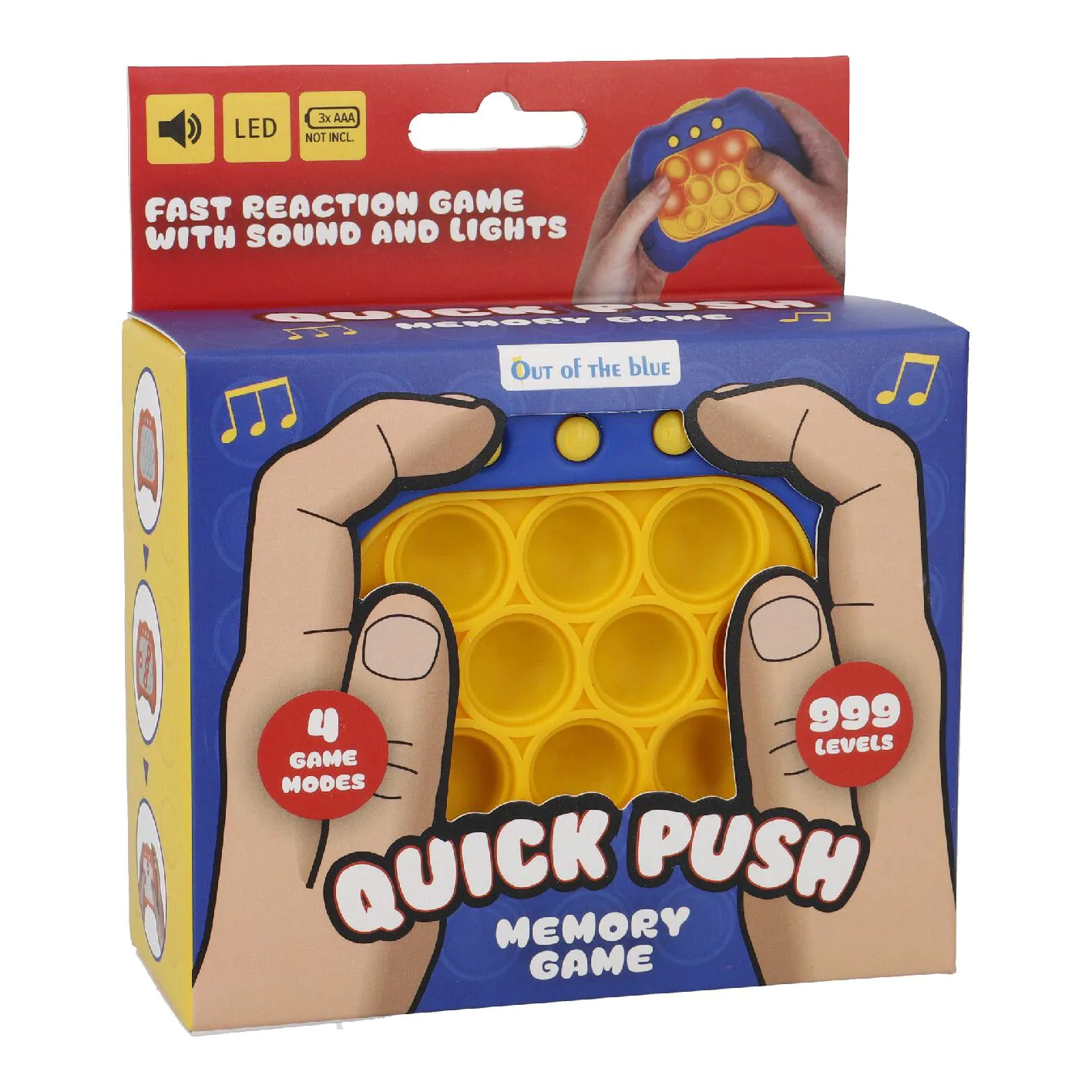 Geduldsspiel Pop It, blau