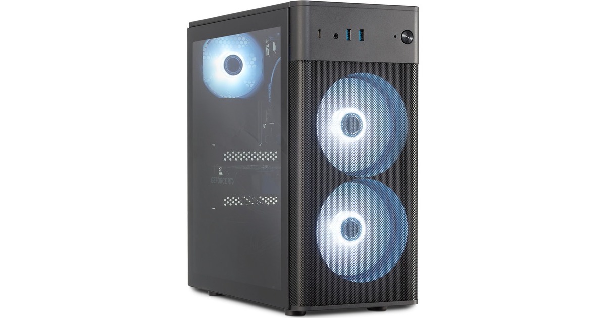 ErazerRecon E45 (MD35360) pc-systeem  (Zwart | Ryzen 5 5500 | RTX 4060 | 16 GB | 1 TB SSD)