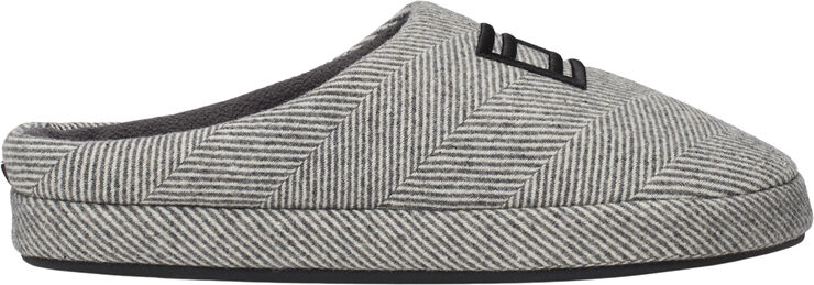 Tommy Hilfiger FLAG HERRINGBONE HOUSE SHOE Dark ash