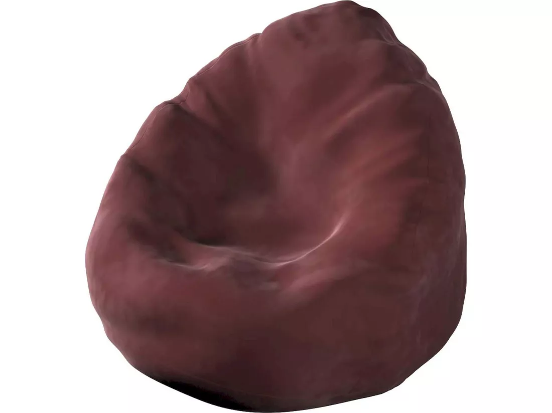 Pouf Sweet Drop Posh Velvet en velours - 80 x 80 x 115 cm