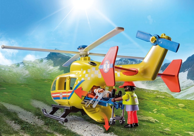 Playmobil® Konstruktions-Spielset »Rettungshelikopter (71203), My City Life« Made in Europe