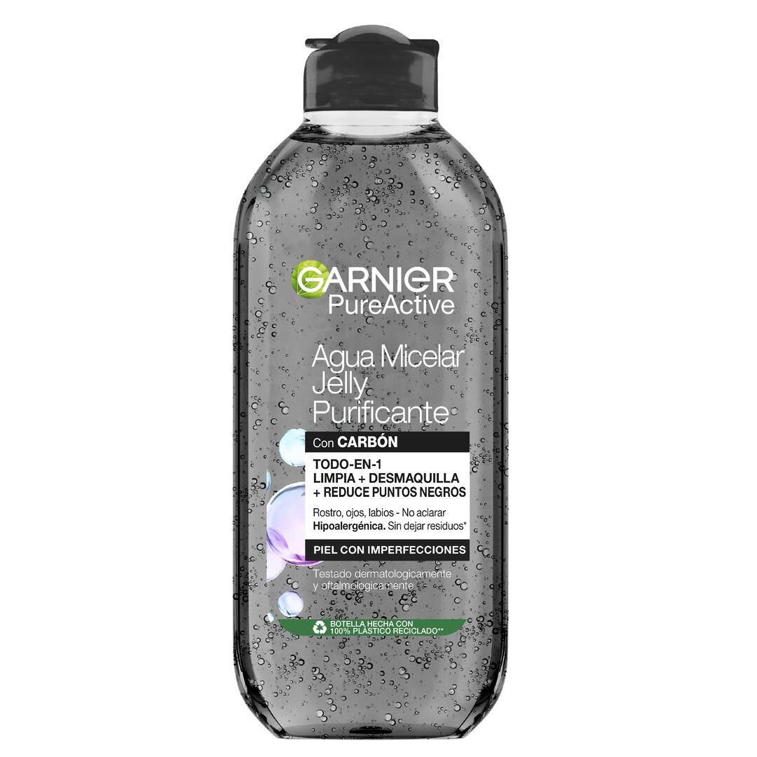 GARNIER  Pure Active Água Micelar com Ácido Salicílico e Carvão - 400ml