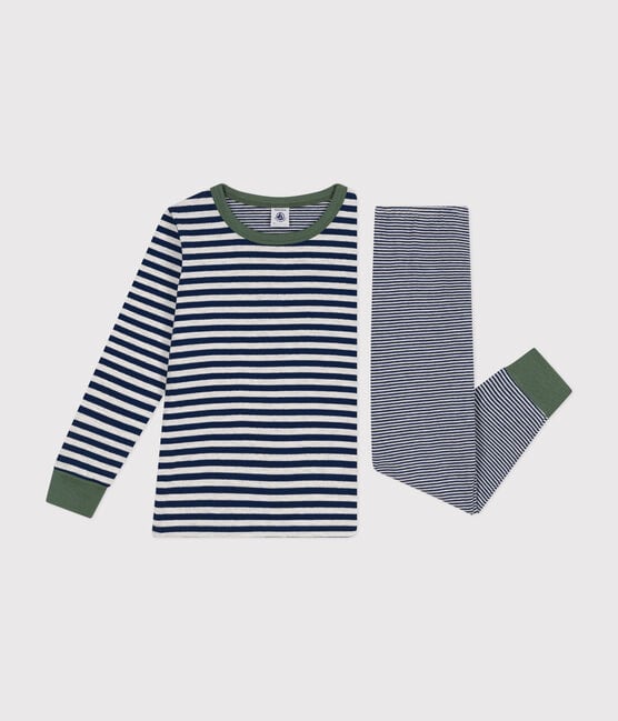 Pyjama en coton rayé enfant