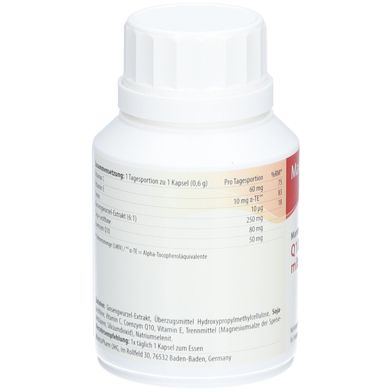 Mantra Q10 mit Ginseng