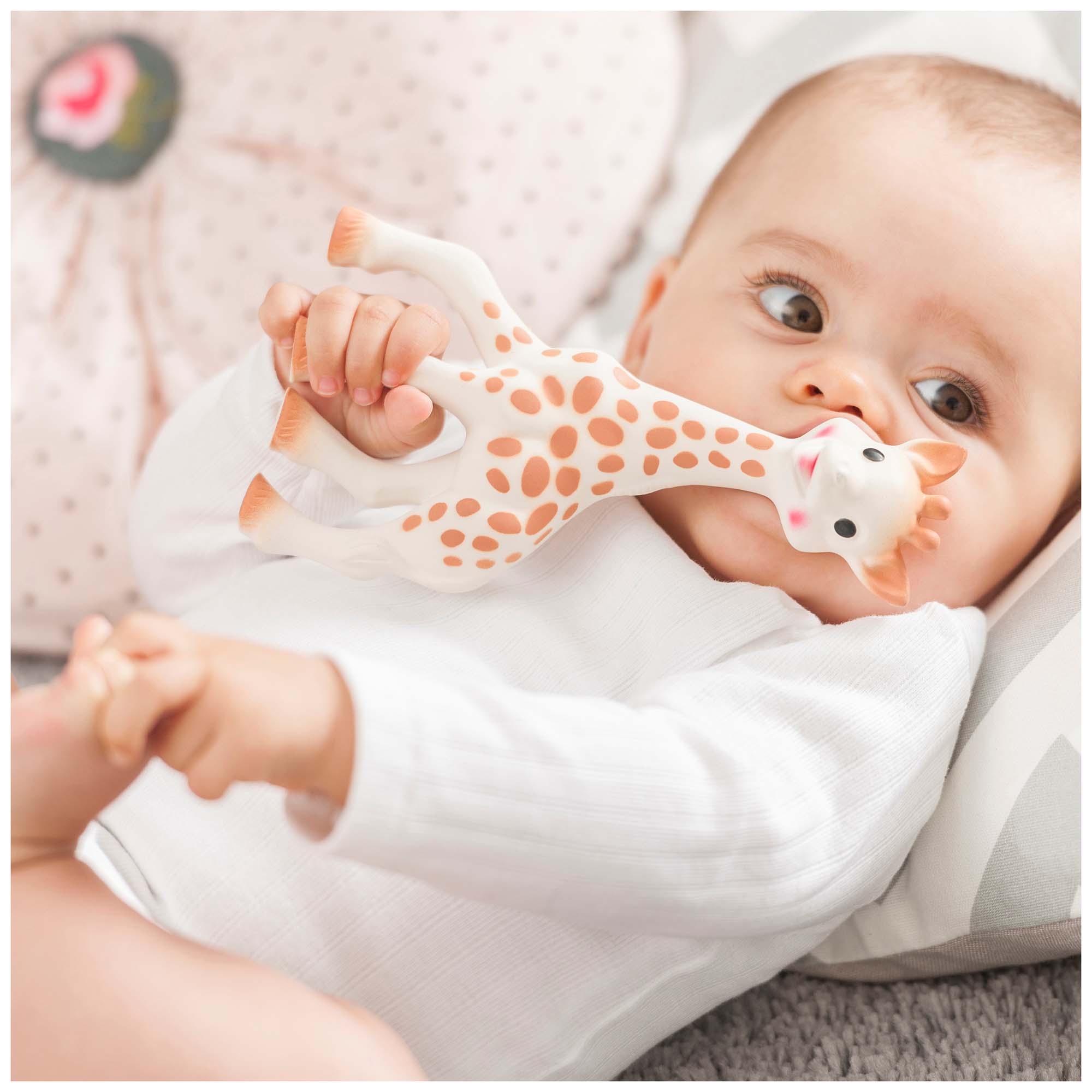Sophie de giraf so pure bijtspeelgoed set Ecru - baby giftsets - Prénatal