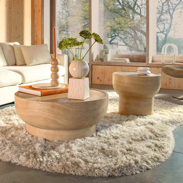 Zuiver - Noble Beistelltisch quadratisch, beige