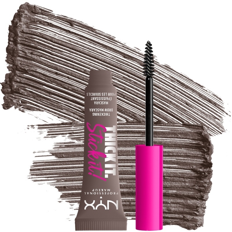 NYX Prof. Makeup Thick It. Stick It! Brow Mascara 7 ml - Cool Ash Brown