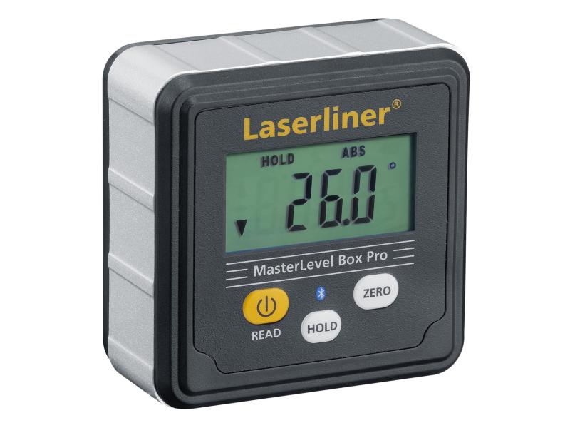Laserliner Wasserwaage MasterLevel Box Pro Bluetooth Digitale Elektronik-Wasserwaage mit Haftmagneten