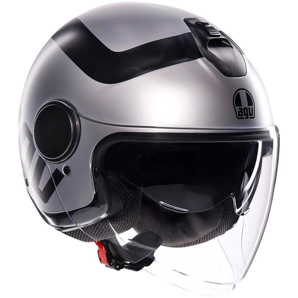 AGV - Casque Eteres Rimini Gris / Noir / Mat