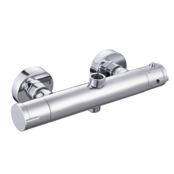 Atlantic regendoucheset Asher met handdouche en thermostaatkraan 3 standen chroom