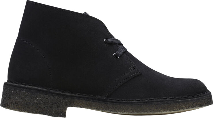 Clarks Originals Desert Boot. Black Sde, D, 4 Black suede