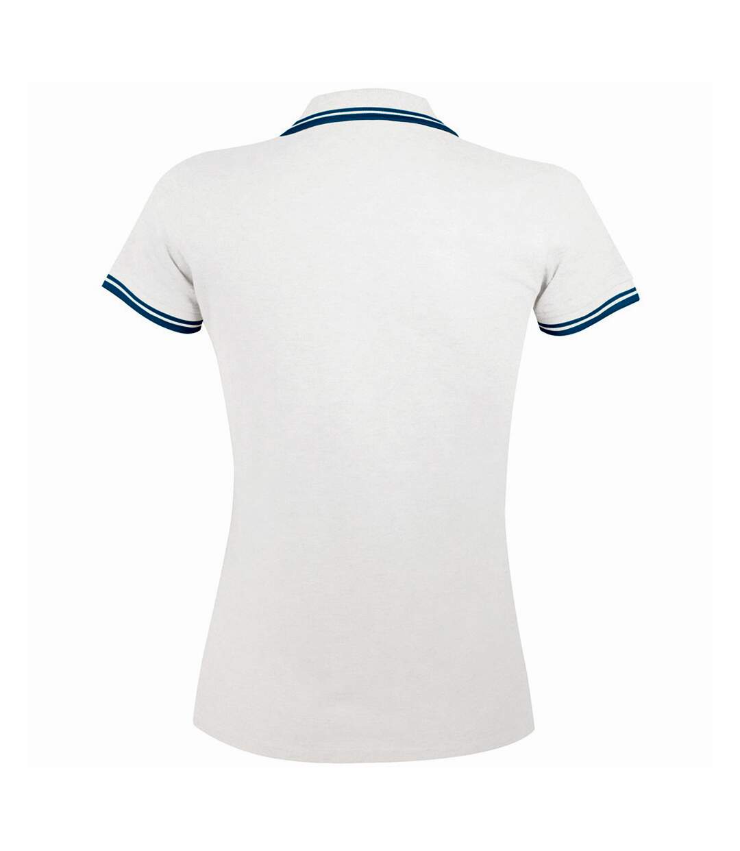 SOLS - Polo manches courtes PASADENA - Femme (Blanc/bleu) - UTPC2432