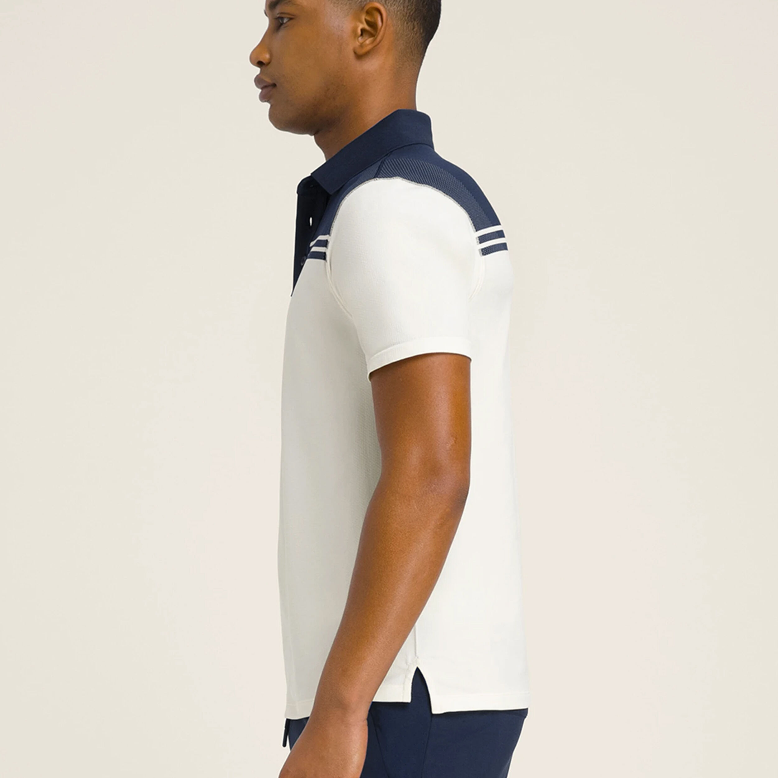 Wilson All Seasons Polo Hommes - Bleu Foncé , Crème
