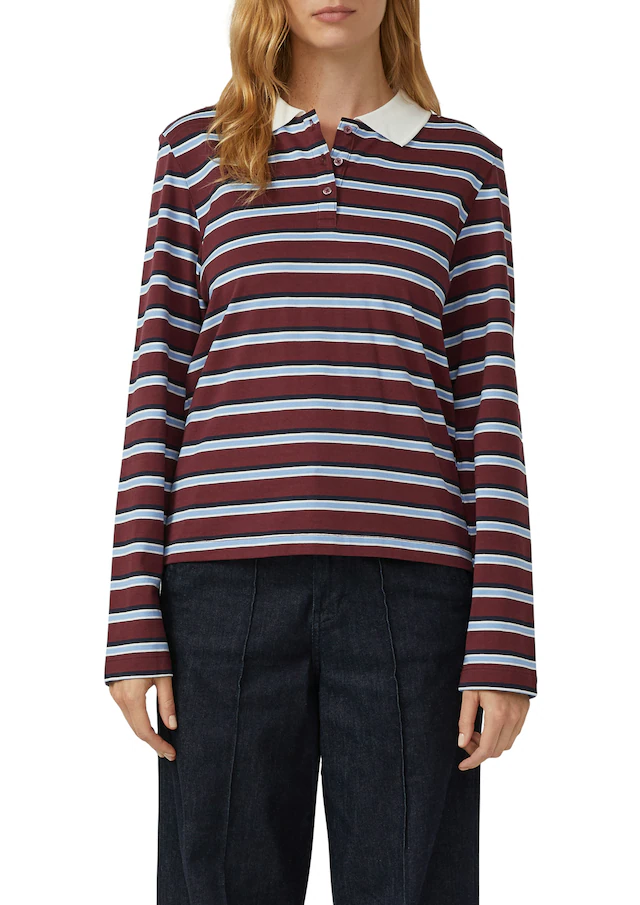 s.Oliver Poloshirt , Langarm, mit Streifen
