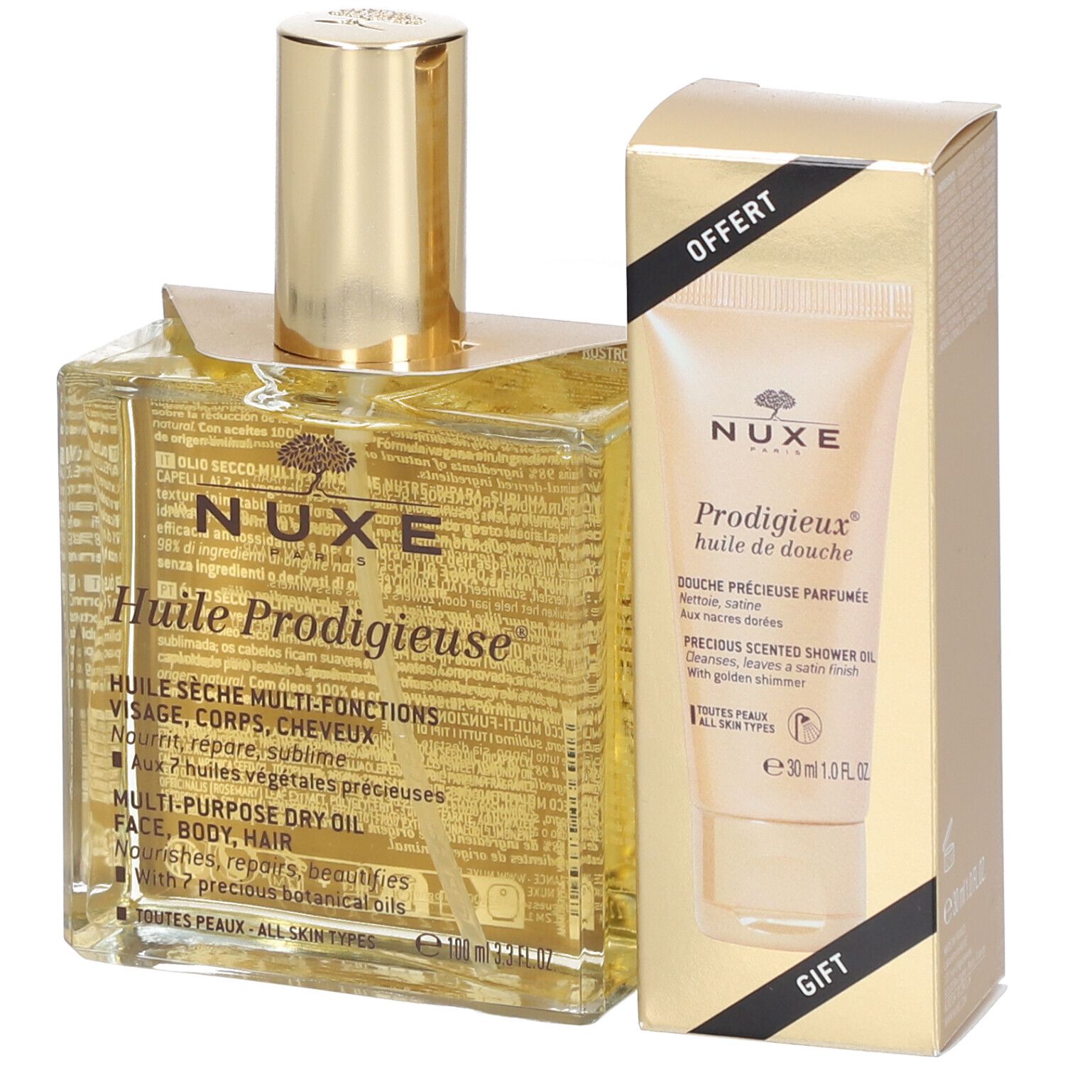 NUXE Huile Prodigieuse® & NUXE Prodigieux® Duschöl