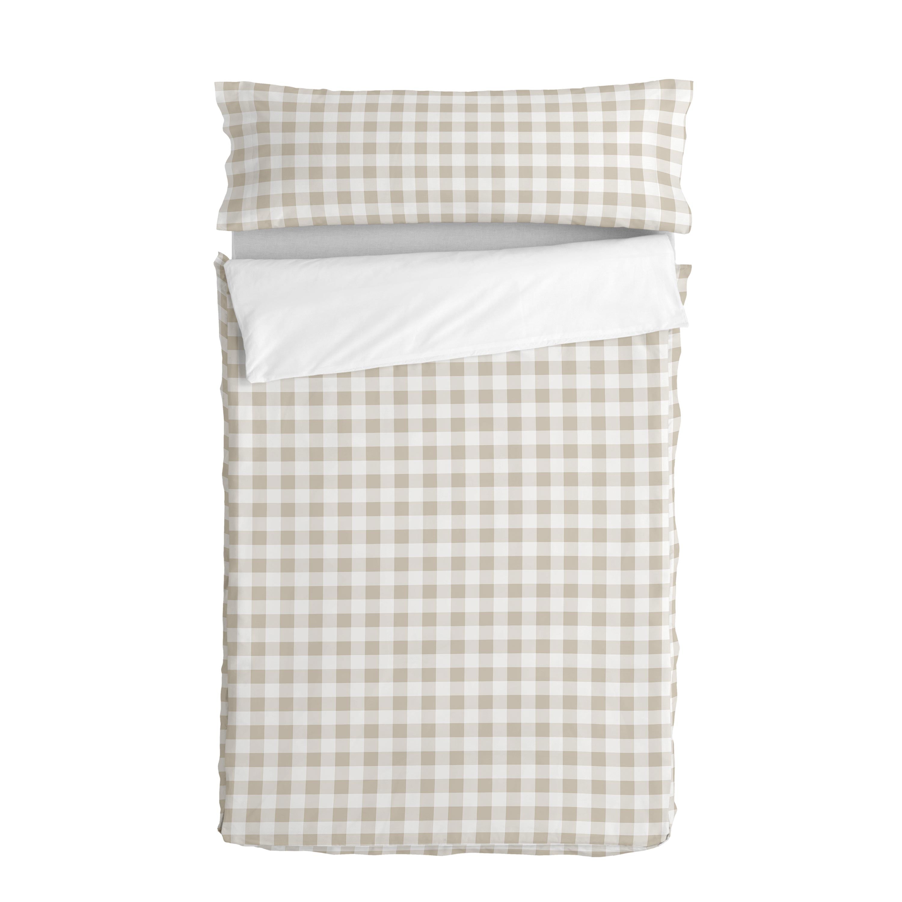 Vichy Noordse tas Beige Basic Kids, Beige, 100% Katoen (buitenkant) 100% Polyester (vulling), de kwaliteit van 150 TC