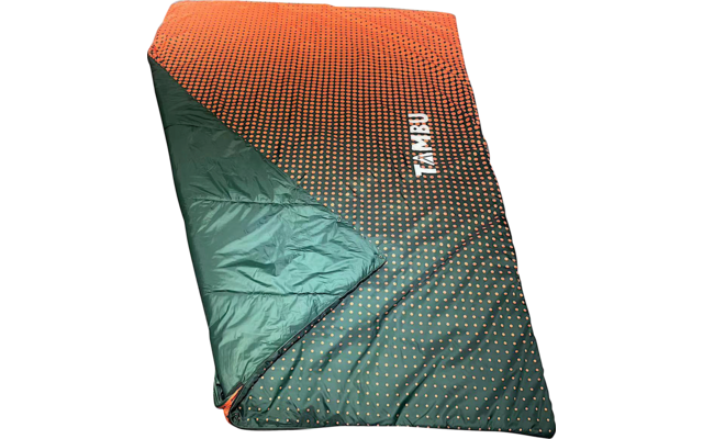 Tambu Kambala Campingdecke Recyceltes Polyester mit integriertem Packsack 203 x 145 cm