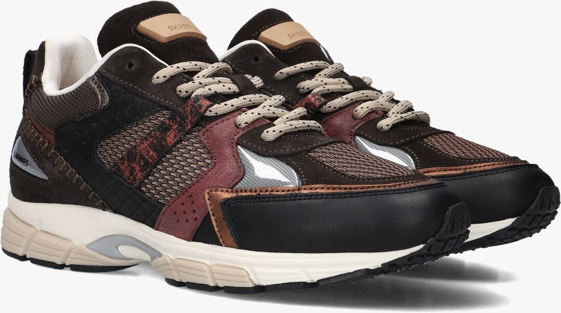 zwarte shabbies lage sneakers abbey run