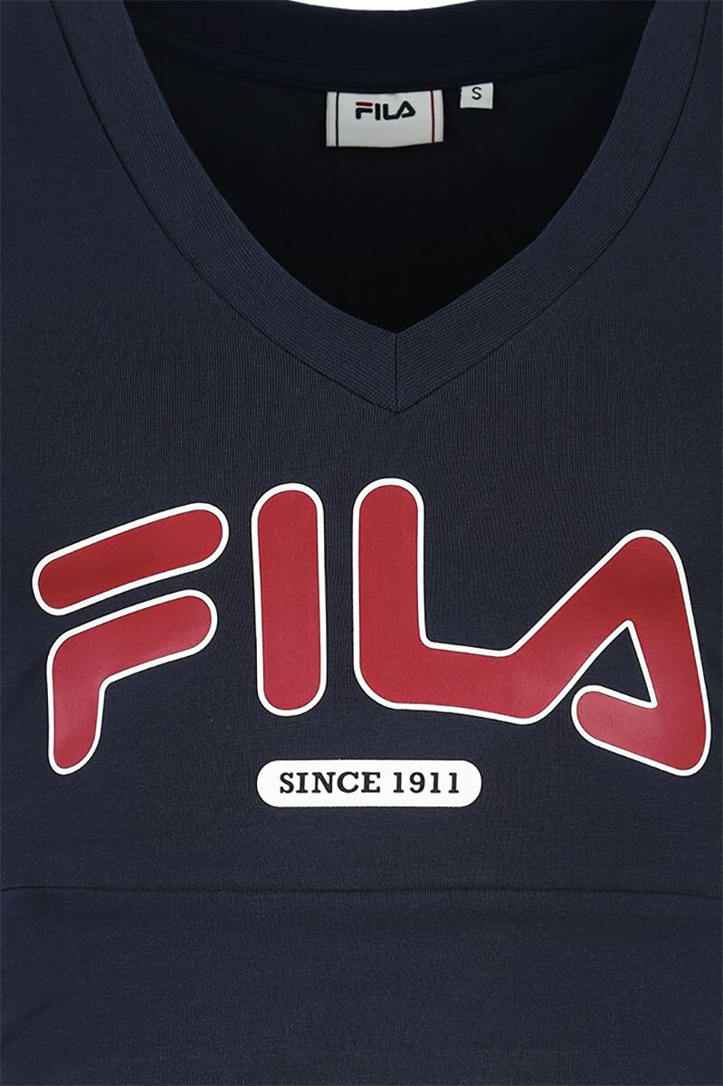 LAIXI Cropped V-Neck Top | Fila Top