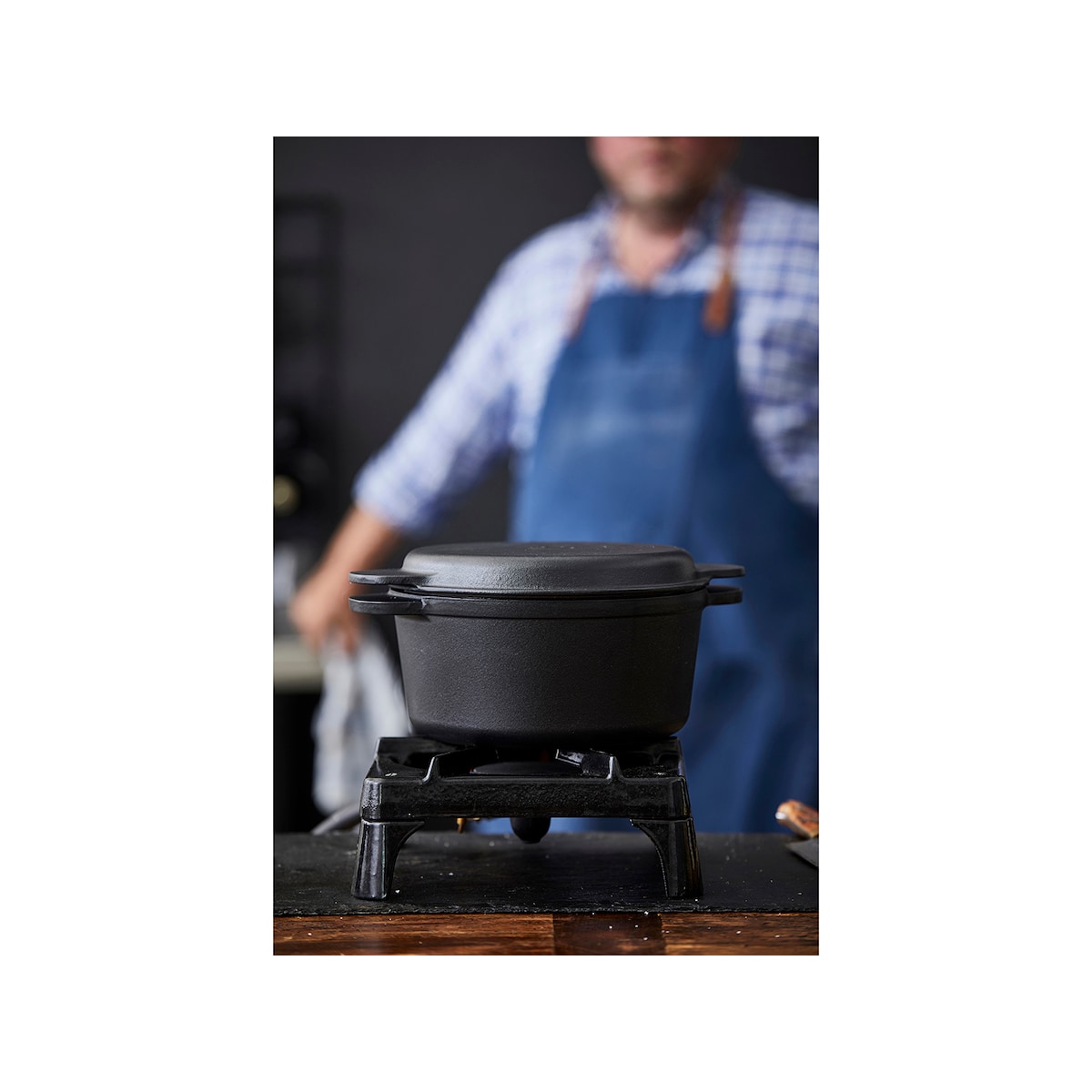 HOLM Casserole Dia. 24 x 11.5 cm 4 liter Black