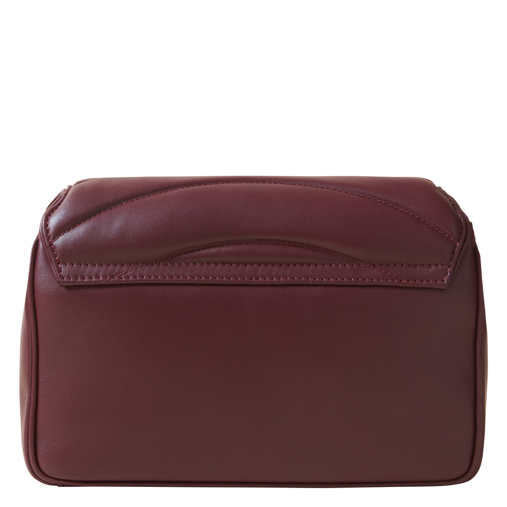 Sac bandoulière en cuir matelassé| Rouge