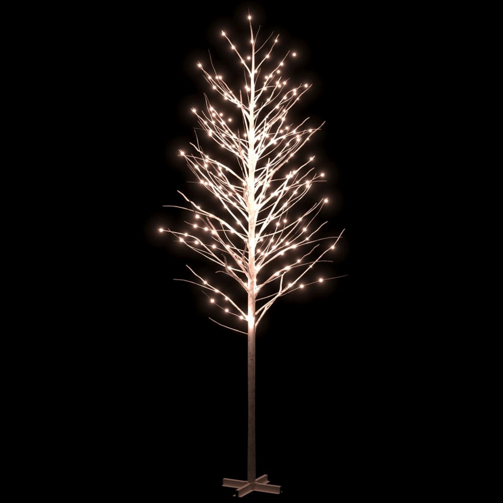 Bouleau blanc à led 672 led blanc chaud 400 cm