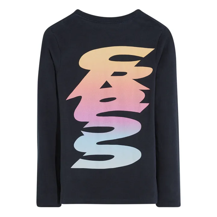 Bellerose T-shirt Manches Longues Cross Kenno | Bleu marine