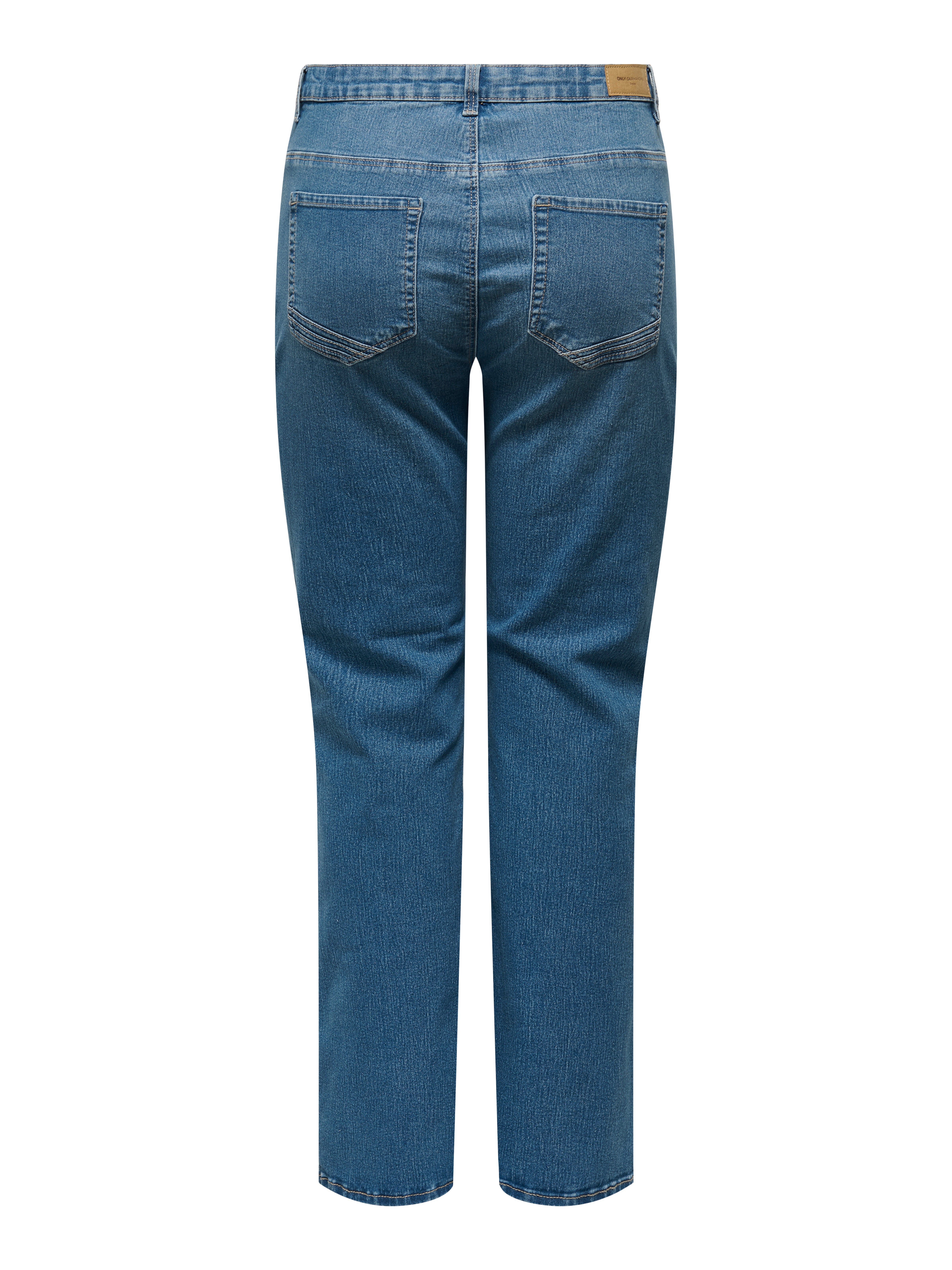 CARSANDRA Hohe Taille Ausgestellt Jeans Medium Blue Denim