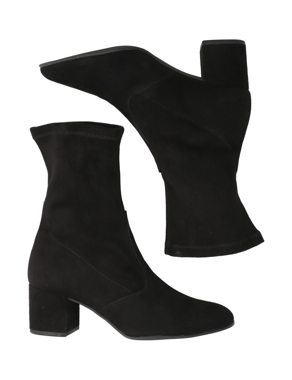 Veloursleder Stiefelette
