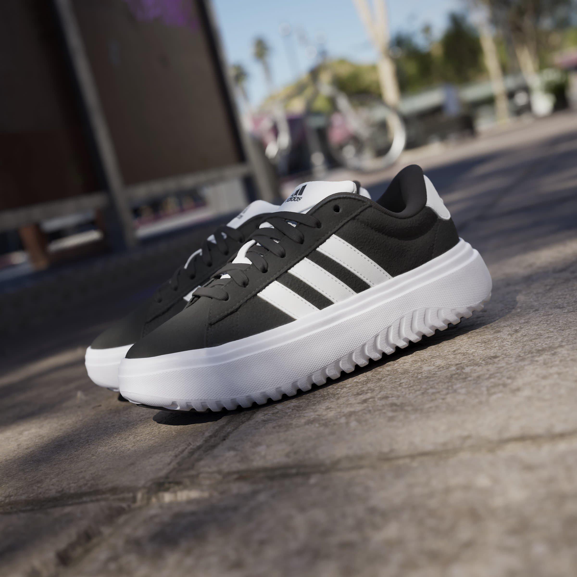adidas Grand Court Platform Shoes Womens