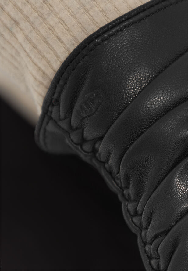 MJM MJM Glove Connie W Leather Black Black