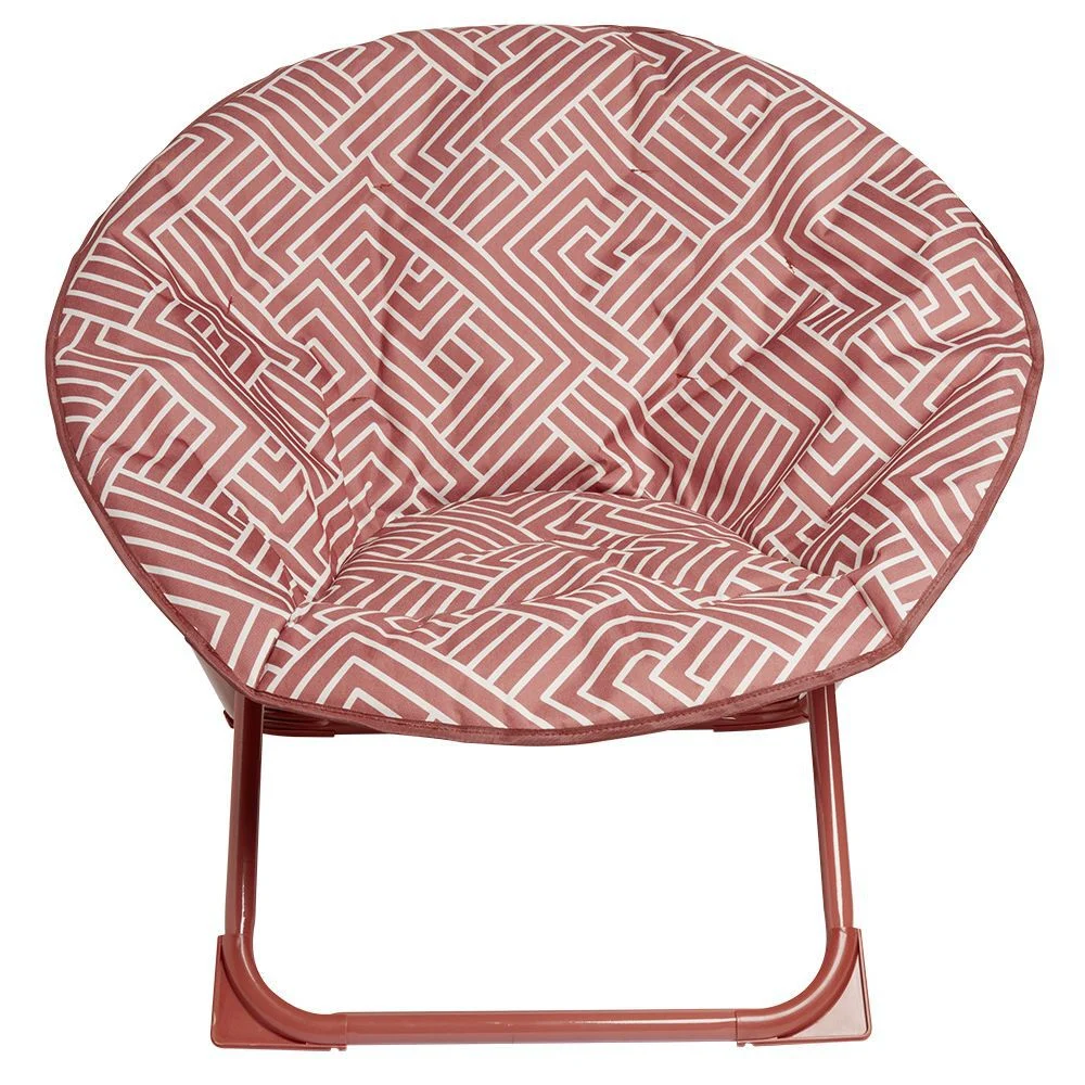 Loveuse Curaçao Manarola imprimé géométrique terracotta et blanc