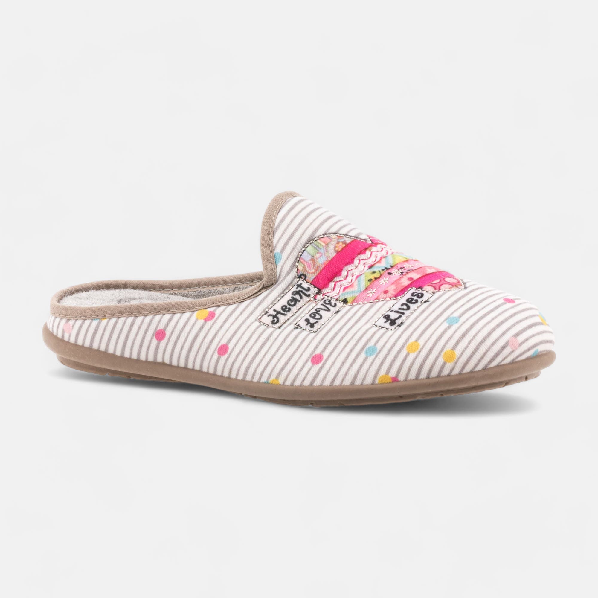 Pantoufles mules Femme multicolore
