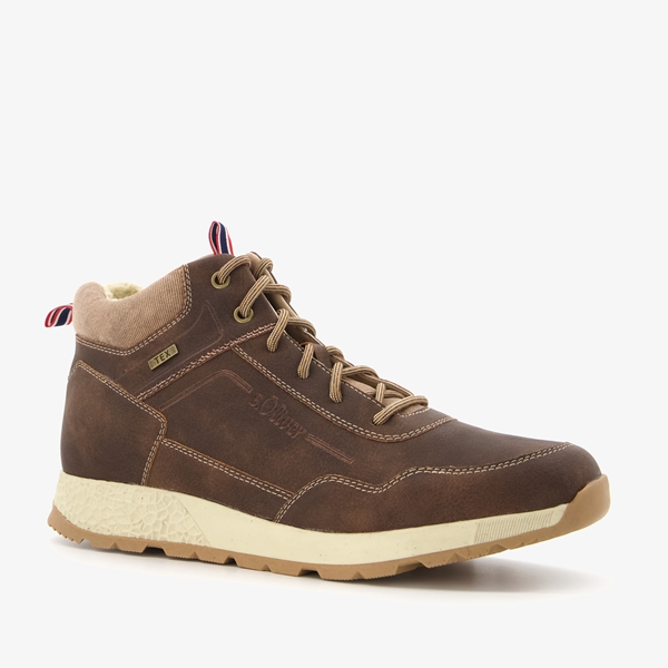 s.Oliver gevoerde heren veterboots bruin