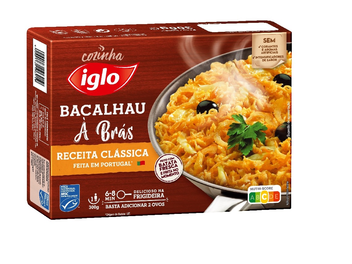 BACALHAU À BRÁS IGLO 300G