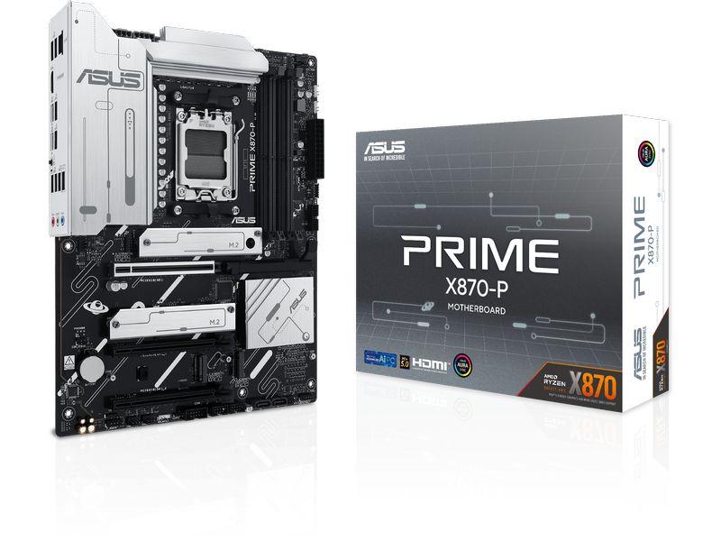 ASUS Mainboard Prime X870-P ATX-Mainboard mit X870-Chipsatz und AM5-Socket