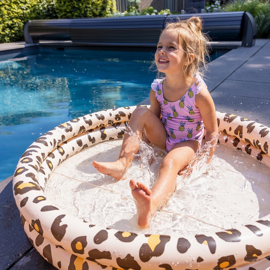 Swim Essentials Printed Children´s Pool Panther Beige