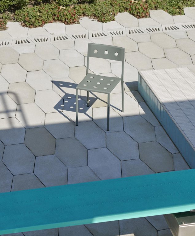 Hay Balcony tuinstoel chalk beige