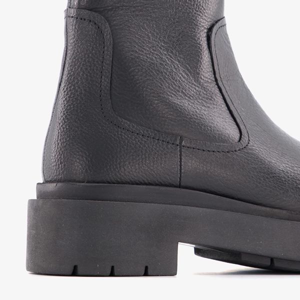 Groot leren meisjes chelsea boots
