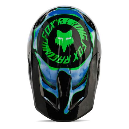 Casque cross Fox V1 - ATLAS 2024 - Noir / Vert