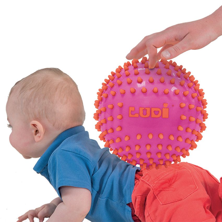 3 Balles sensorielles - Rose - Doré